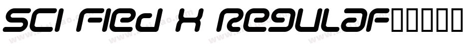 Sci Fied X Regular字体转换
